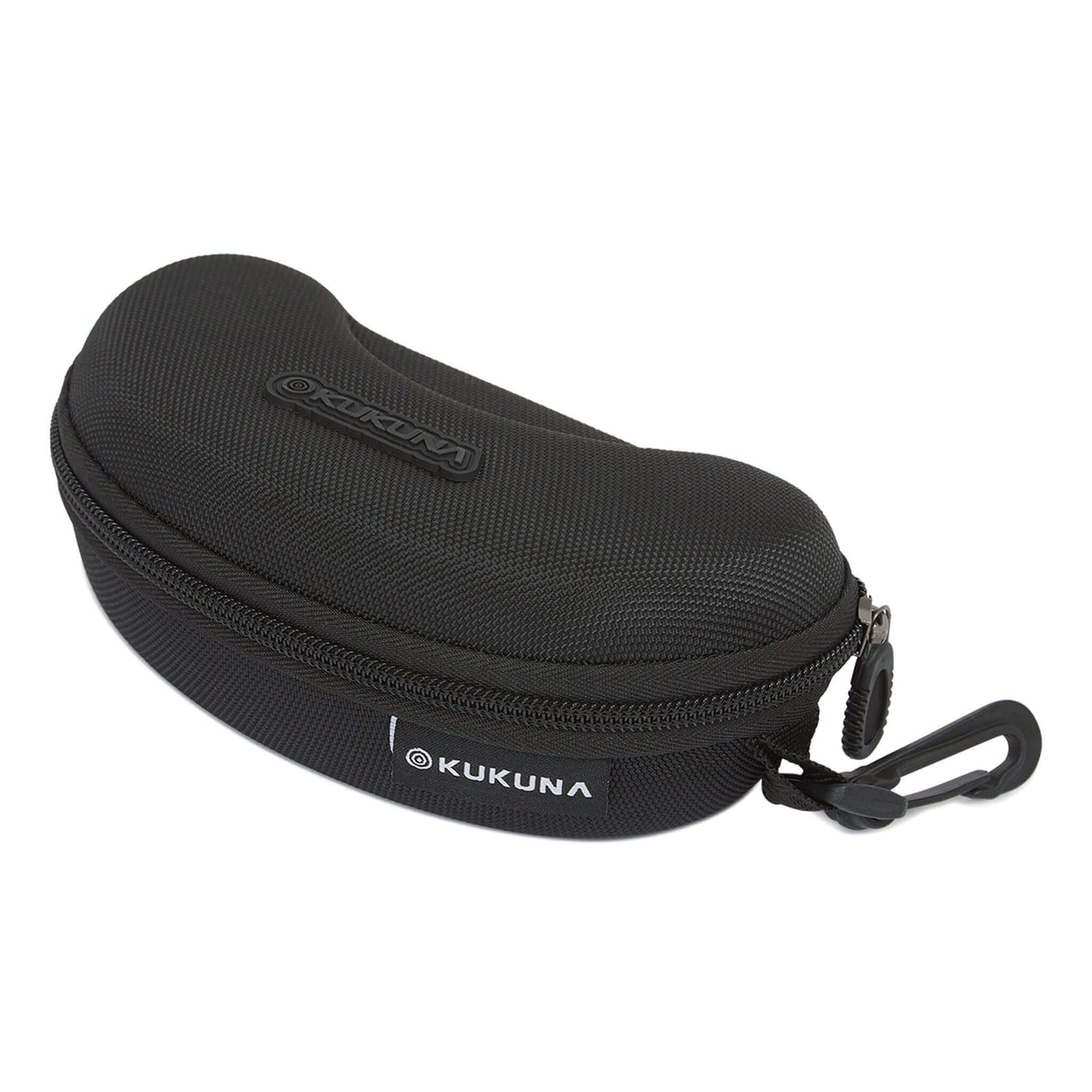 Kukuna® Performance Hard Shell Case in black, durable nylon with zip, designed for protecting Kukuna sunglasses and extra lenses.