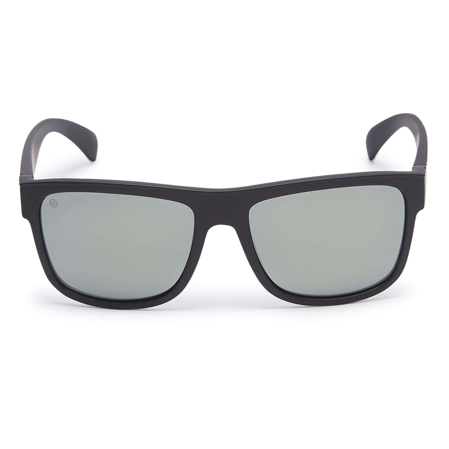Kukuna® Nanjizal lifestyle sunglasses in matte black frame with grey lenses, designed for performance and style.