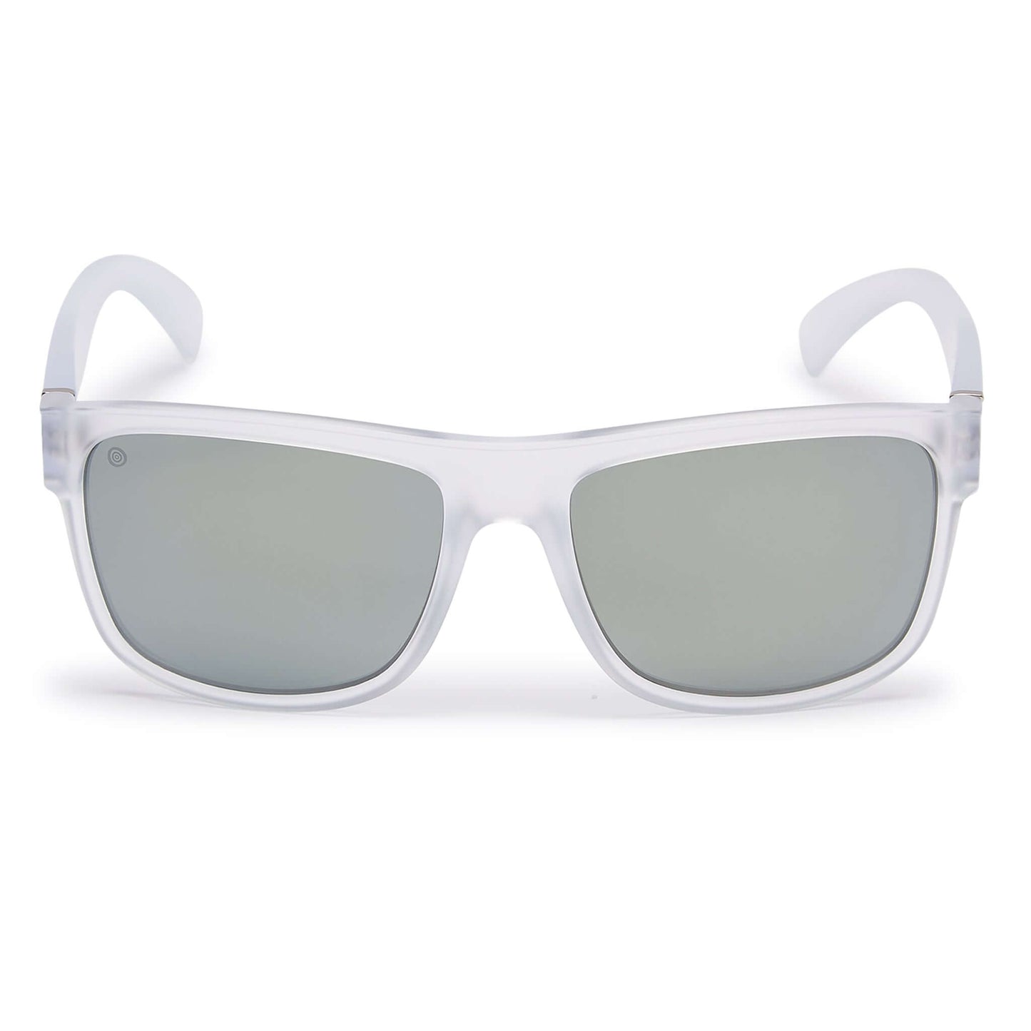 Kukuna® Nanjizal lifestyle sunglasses with grey lenses and clear frosted TR90 frame for style and performance.