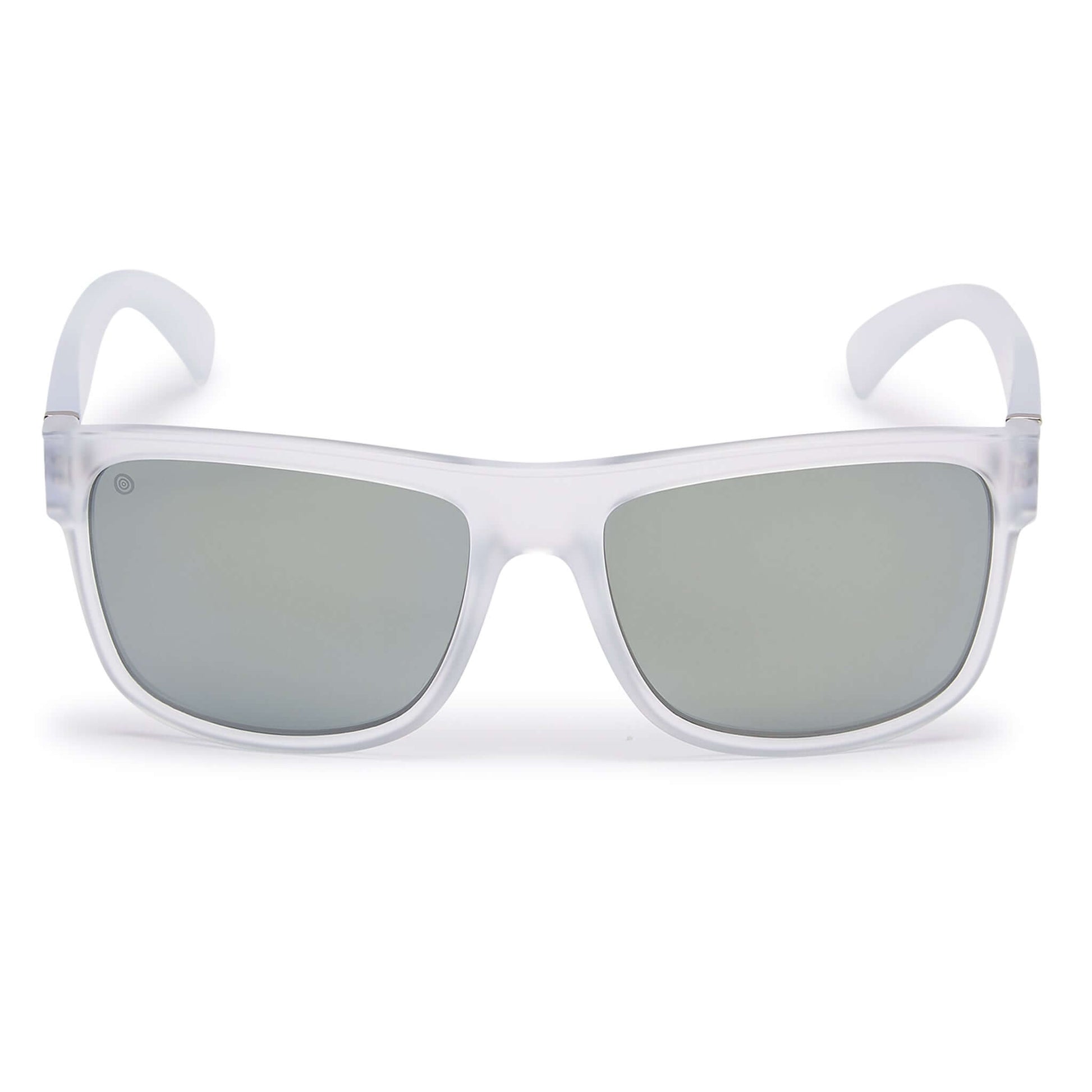 Kukuna® Nanjizal lifestyle sunglasses with grey lenses and clear frosted TR90 frame for style and performance.
