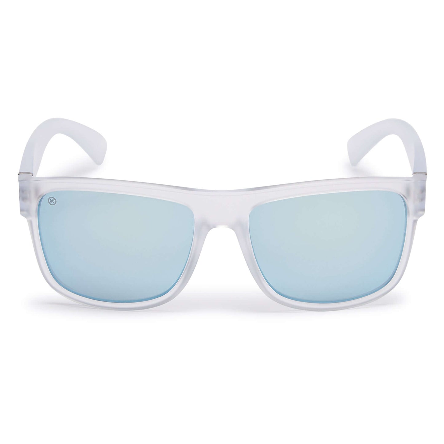 Kukuna® Nanjizal lifestyle sunglasses with grey lenses and clear frosted TR90 frame, offering style and UV protection.